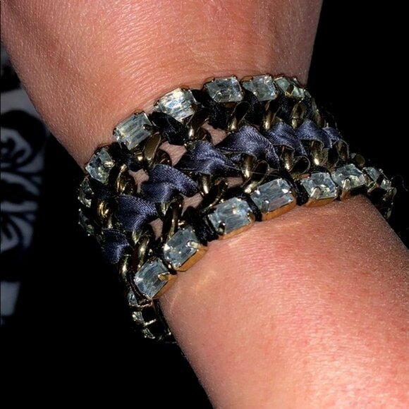 💎💜🩵 Vintage Stella & Dot Tempest Bracelet - Picture 1 of 5
